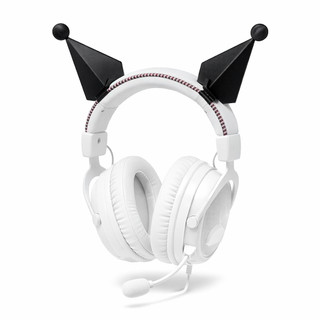 Ornamento Orelha Kuromi para Fone de Ouvido Headset Decoracao Setup