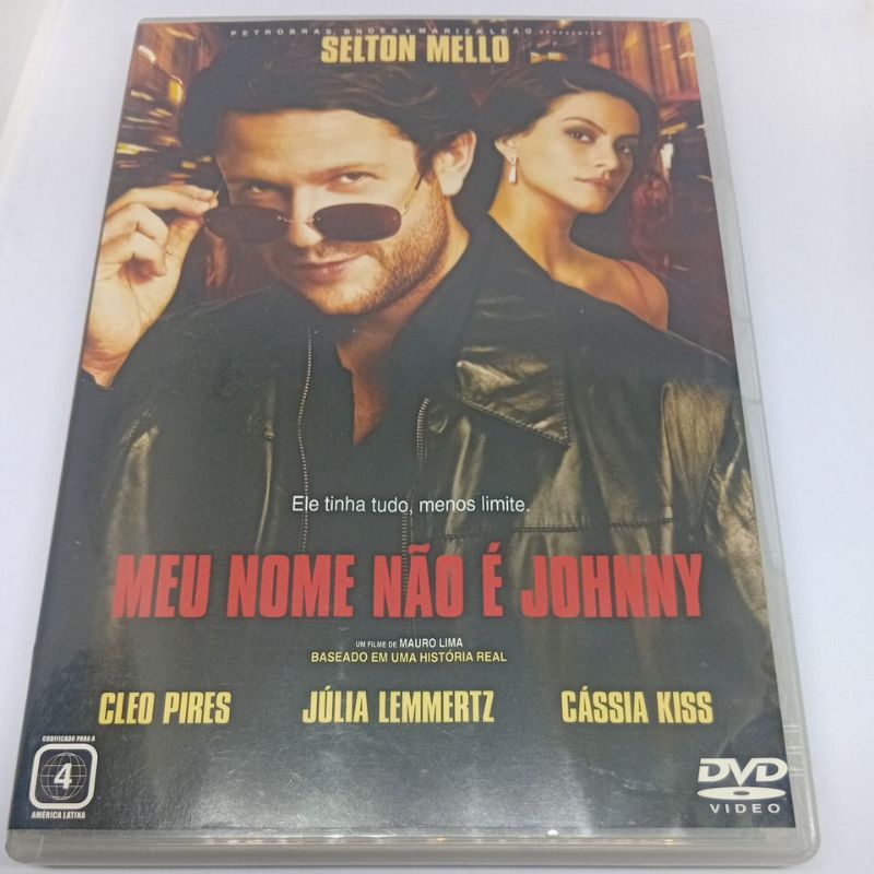 MEU NOME NÃO É JOHNNY - DVD - FILME - MÍDIA FÍSICA  - ORIGINAL
