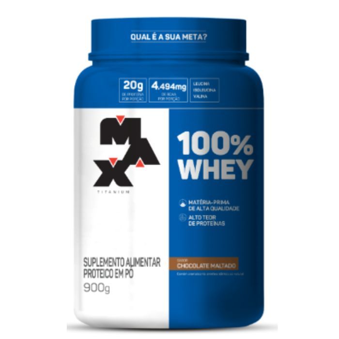 100% Whey 900g Max Titanium