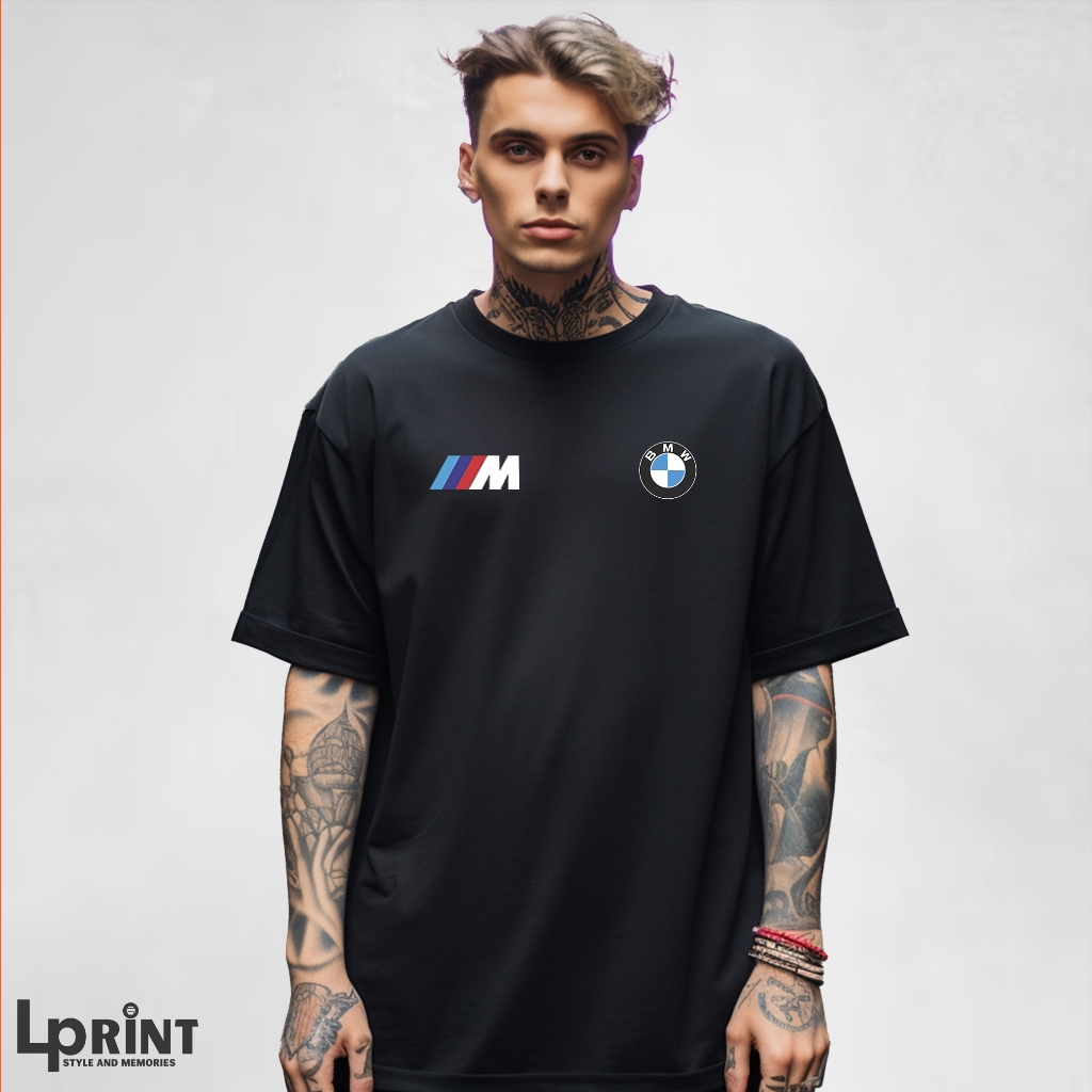 Camiseta Masculina Oversized Algodão BM 02 M Streetwear Carro Esportivo
