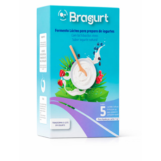 Fermento Lácteo Para Preparo Do Iogurte Bragurt 05 LITROS em Oferta na Shopee