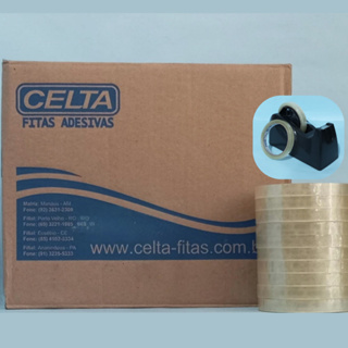 Fita Adesiva Transparente fina rolo 12mmx 50m em Oferta na Shopee