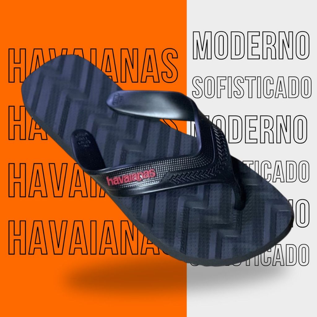 Chinelo Havaianas Track Waves Masculino Original Confortável 🚚 Envio Rápido