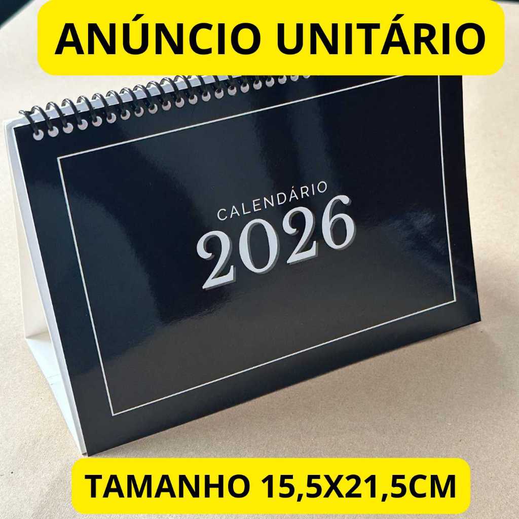 Calendário 2026 | A5 - 15,5x21,5cm