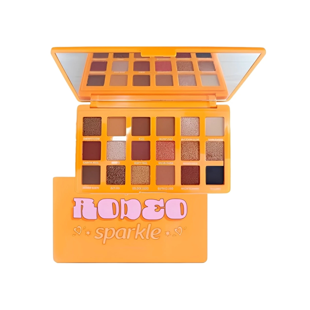 Paleta De Sombra 18 Cores Matte e Cintilante Rodeo Sparkle Ruby Rose