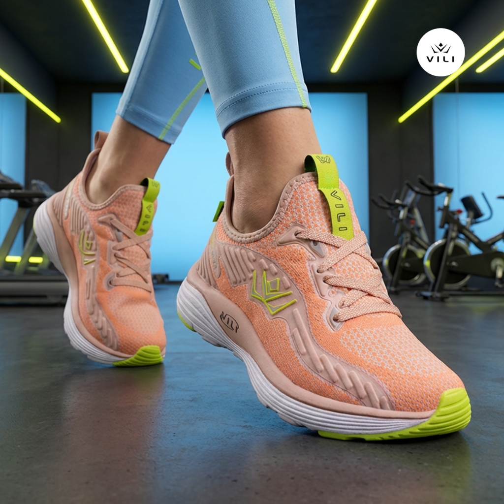 Tênis Feminino Vili All Journey Esportivo Academia Coral em Oferta na Shopee