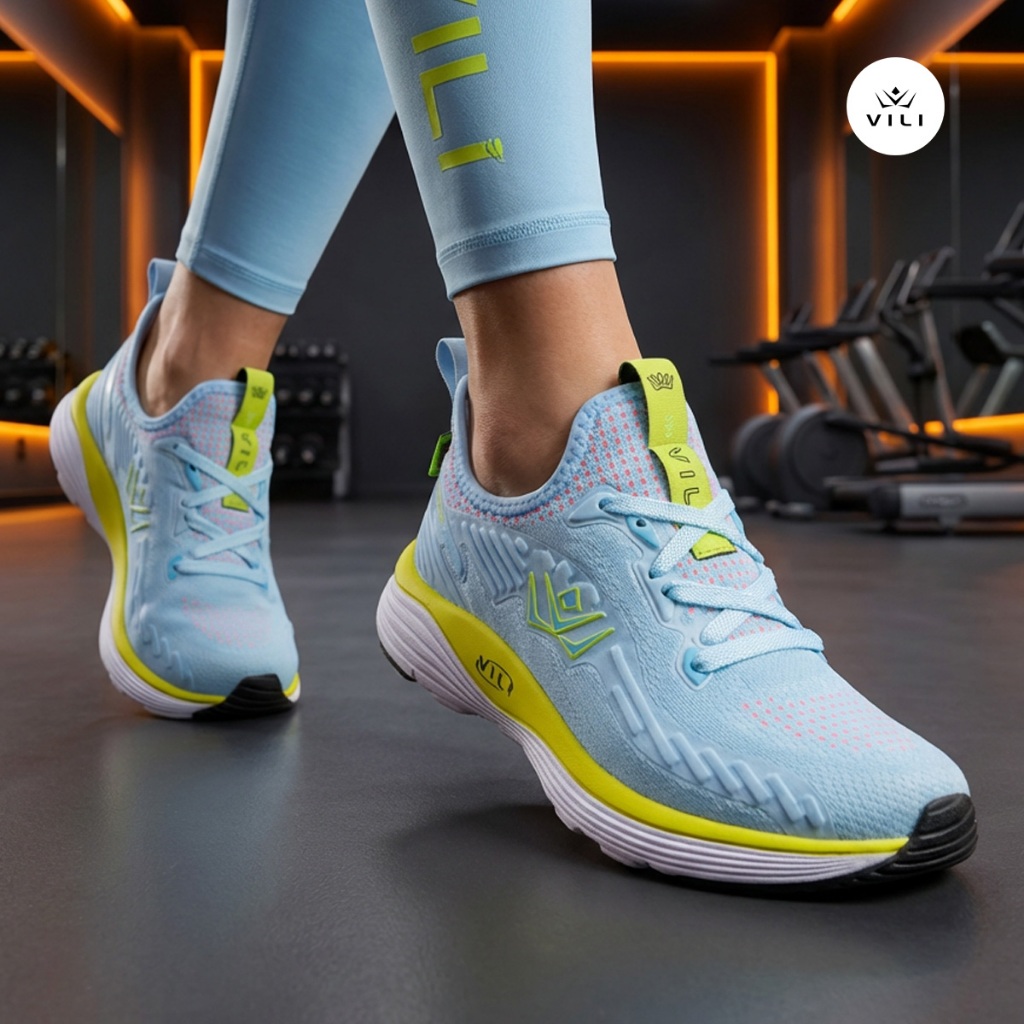 Tênis Feminino Vili All Journey Esportivo Caminhada Azul Claro em Oferta na Shopee