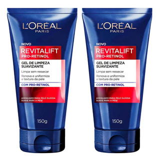Gel de Limpeza Facial Suavizante L'oreal Paris Revitalift Pro-Retinol 150g em Oferta na Shopee