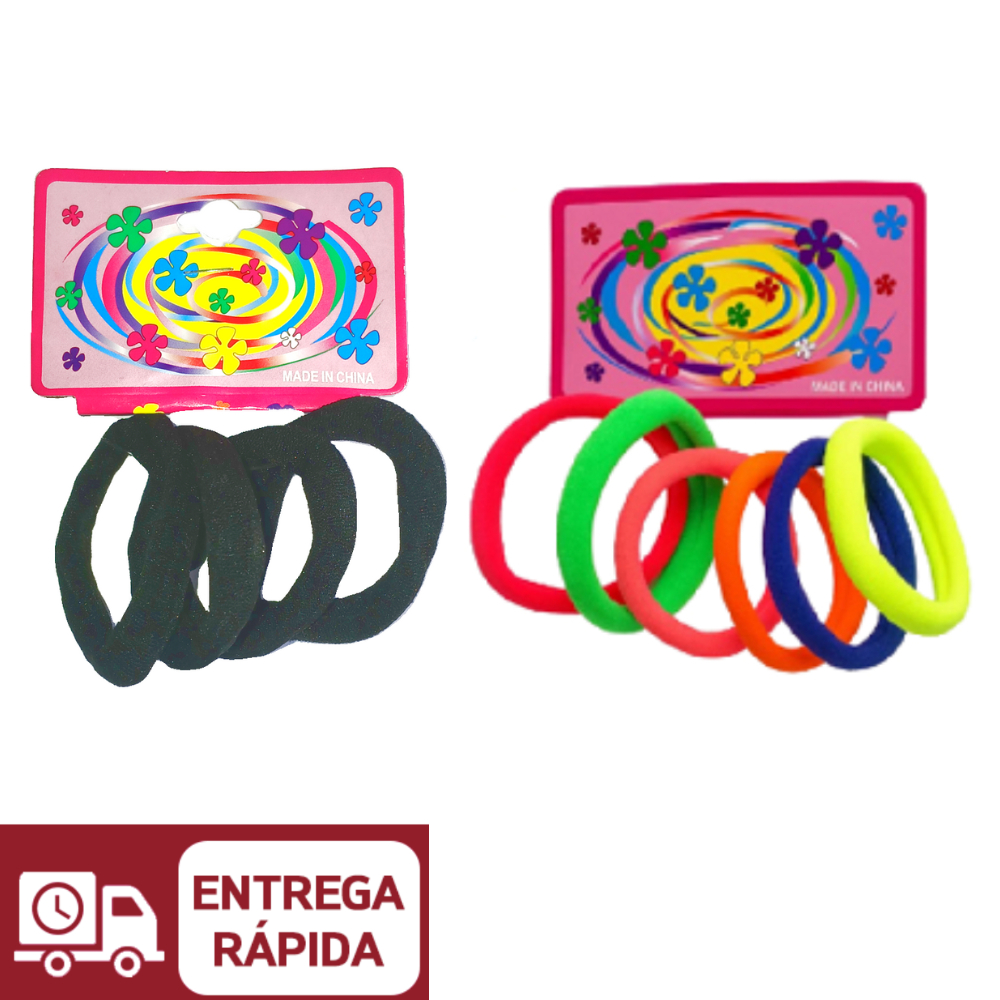 Elástico de Cabelo Xuxinha Kit 4