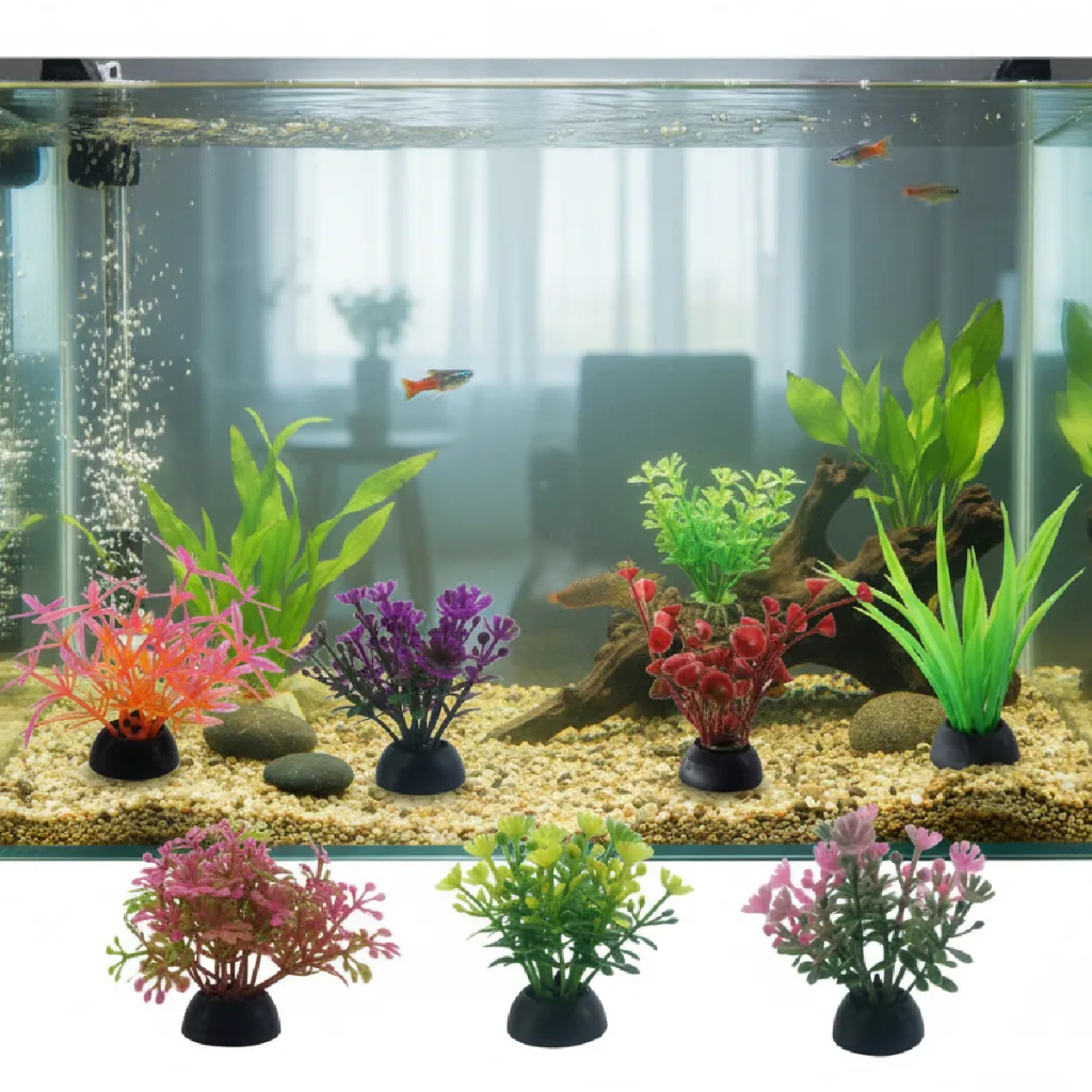 Planta Artificial Para Aquários 5cm Kit com 10 Unidades Sortidas Decoração Enfeite de Aquários em Oferta na Shopee