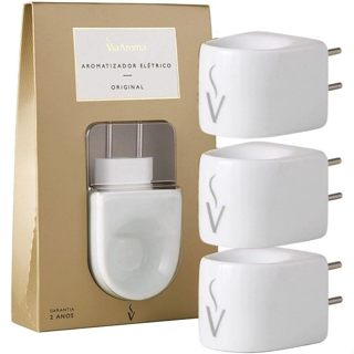Aromatizador Elétrico de Porcelana - Baixo Consumo de Energia, Plug Rotativo, 2 Anos de Garantia em Oferta na Shopee