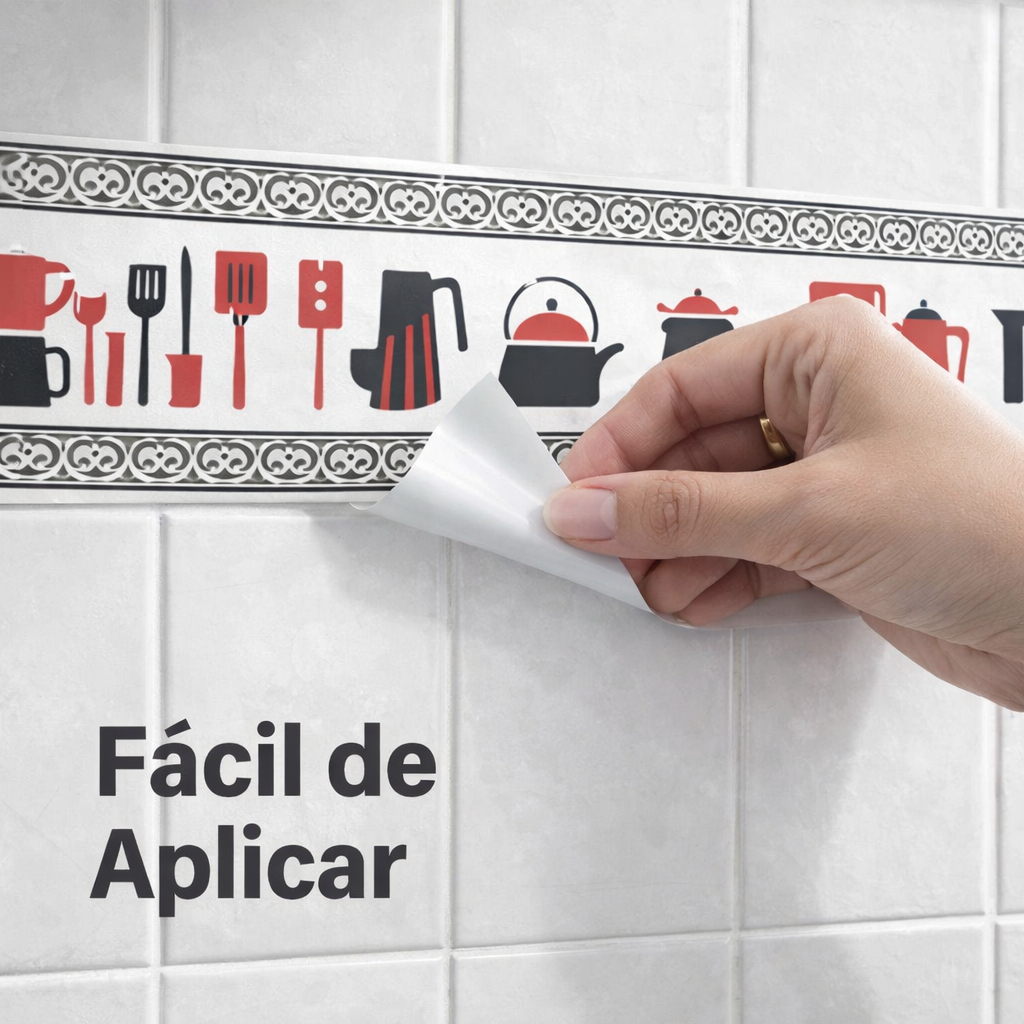 Faixa Adesiva Decorativa Pronta Para Aplicar — imagem 2 de 2
