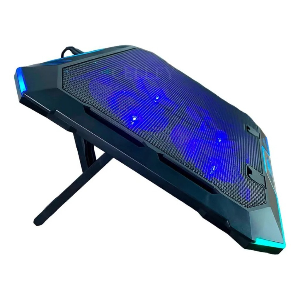 Base Refrigerada Gamer para Notebook com LED RGB | 4 Coolers de Alta Velocidade RPM | Conexão USB Plug and Play