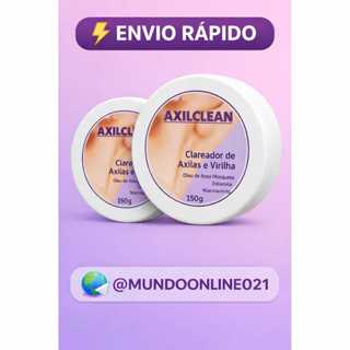 Clareador de Axilas e Virilha AxilClean 150g | Niancinamida + Rosa Mosqueta + Dolomita em Oferta na Shopee