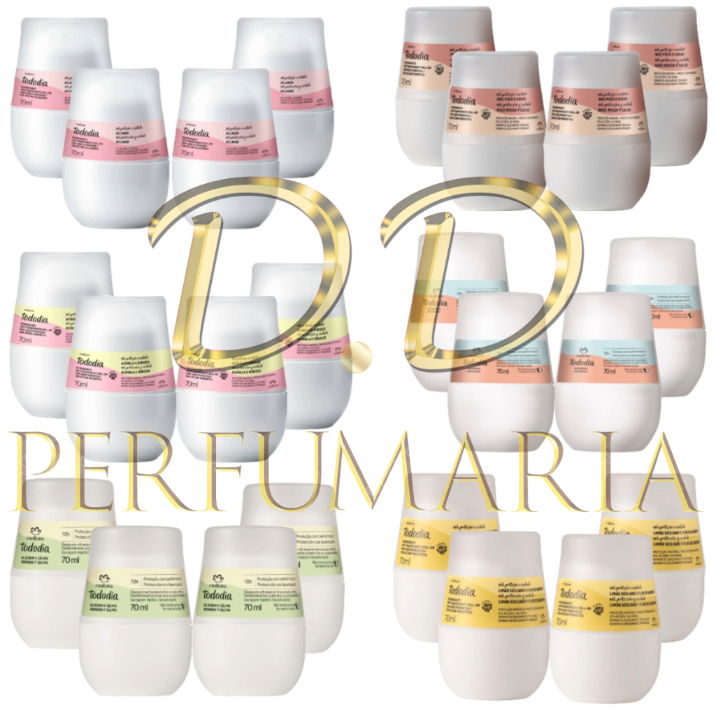 Kit 4 Desodorante Antitranspirante Rolon TodoDia Natura ORIGINAL E LACRADO em Oferta na Shopee