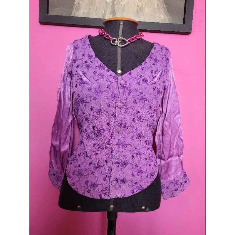 blusa crepe de cetim vintage Yes Brazil cgc