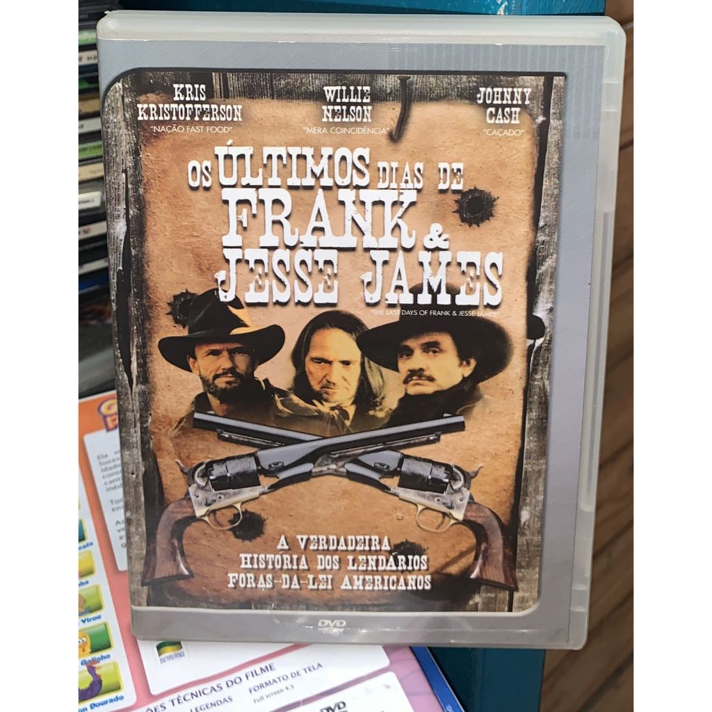 DVD  os últimos dias de frank e jesse james F176