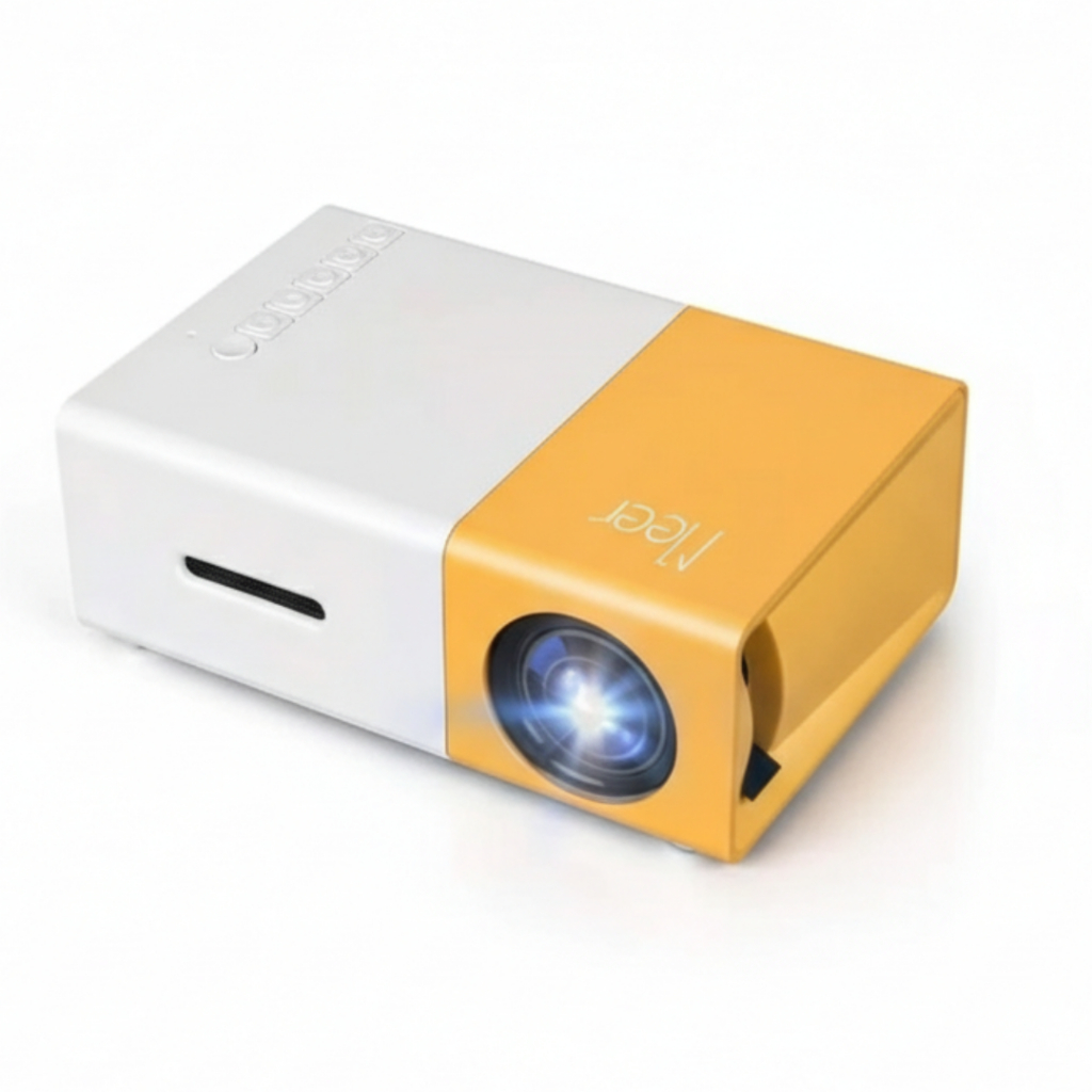 Mini Projetor Portátil Meer Full HD HDMI USB Cinema em Casa