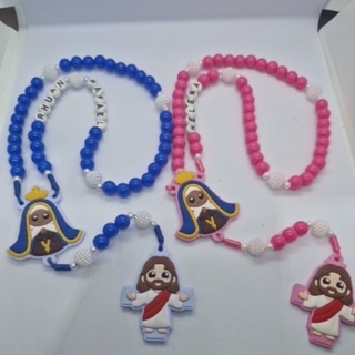 Terço Personalizado Nossa Senhora Infantil em Oferta na Shopee