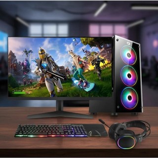 PC GAMER COMPLETO INTEL CORE I7 16GB RAM PLACA DE VIDEO GEFORCE 4GB SSD 512GB FONTE 500W - MONITOR 20'' 75HZ - KIT GAMER