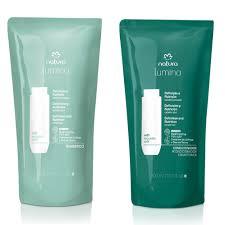 Kit Refil Shampoo e Condicionador Lumina Natura Definição e Nutrição Cabelos Crespos 300ml