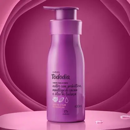 Hidratante Corporal Natura Tododia 400ml (ameixa, flor de gengibre, algodão)