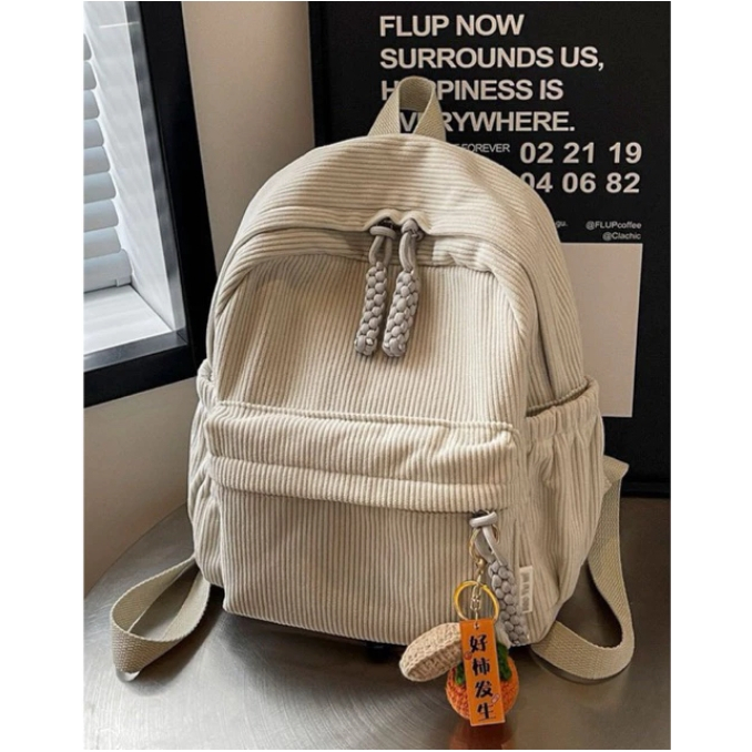 Mochila Veludo Pequena Feminina Estilosa Cor Sólida(sem chaveiro) em Oferta na Shopee