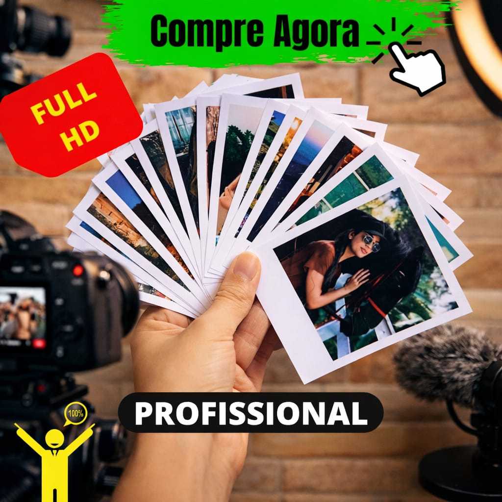 4 Mini Fotos - Full HD Premium em Oferta na Shopee