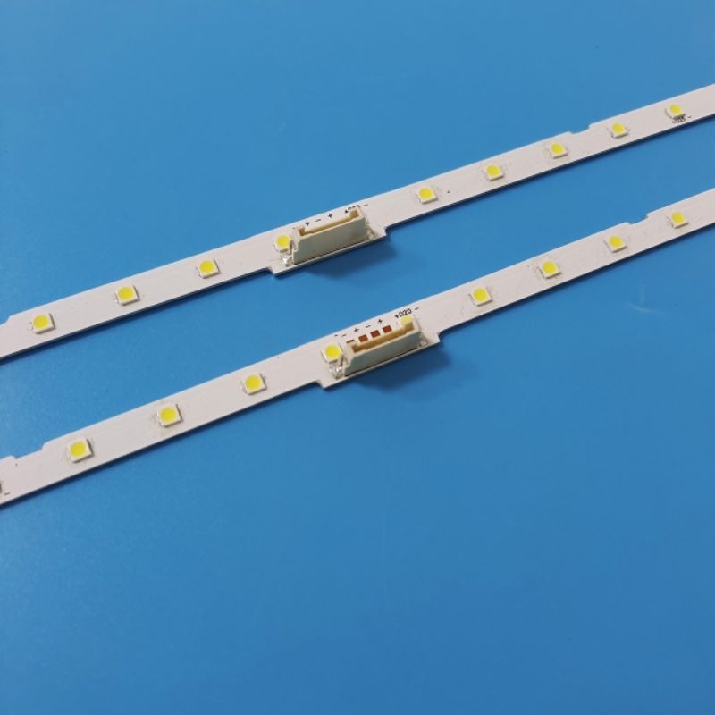 Kit C/2 Barras De Led Compatível para tv Samsung Un50nu7100g un50ru7100