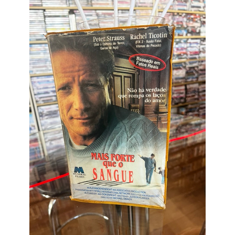 VHS “Mais Forte Que O Sangue” - Peter Strauss, legendado