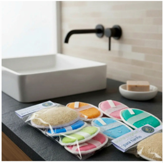 Buchas Vegetais de Banho Esfoliação Natural Intensa, Pele Mais Lisa e Renovada – Envio Imediato em Oferta na Shopee