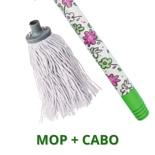 3 Refil MOP Esfregão Com Rosca Universal Algodão - Limpeza Geral em Oferta na Shopee