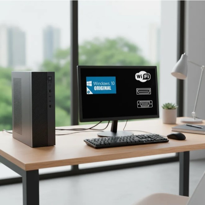 Pc Completo Mini Slim I7 4770 16gb Ssd 480gb Monitor 19 Wifi