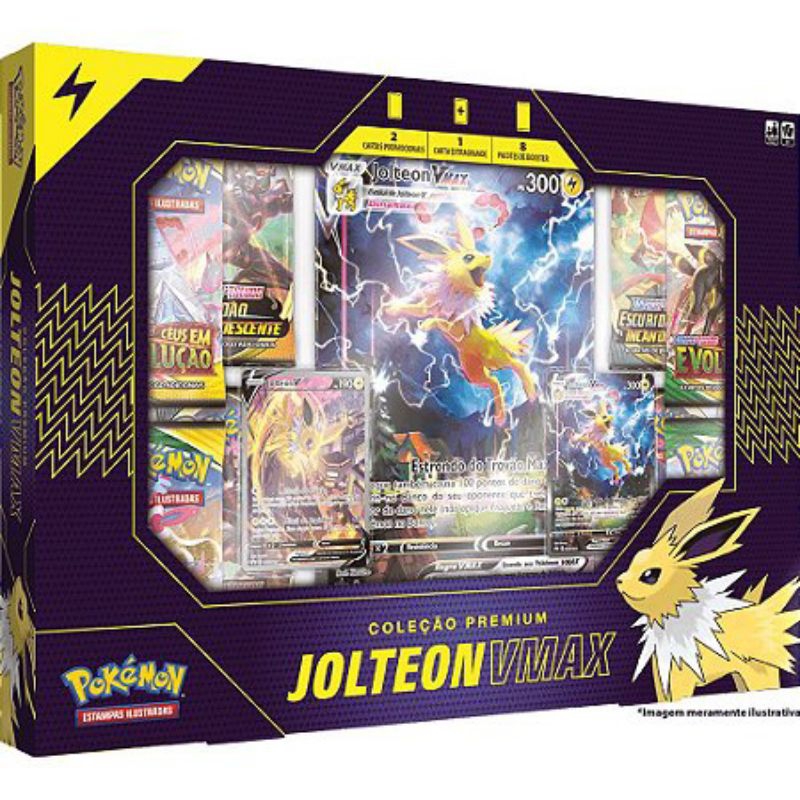 Box Pokémon TCG Coleção Premium - Jolteon-VMAX