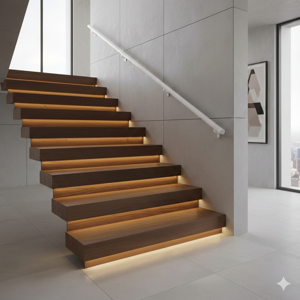 corrimão escada 5,00 metros em alumínio redondo reforçado parede rampa quintal residencial comercial