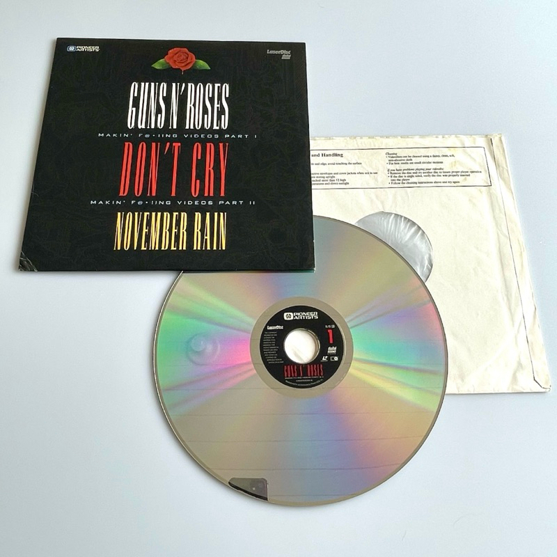 Guns N' Roses Makin' F@*!ing Vídeos Laserdisc Importado E.U.A.