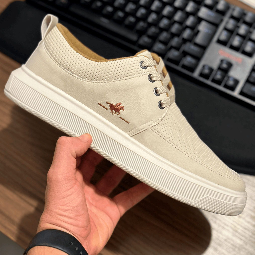 Tênis Sapatenis Masculino Ralp Lançamento Tenil Polo Sola Reta Promoção