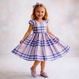 Vestido Infantil Festa Batizado Casamento Estampado Colorido Evangélica dia das criança Junino Xadrez em Oferta na Shopee