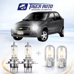 Lampada farol BAIXO / ALTO + LANTERNA CHEVROLET CORSA 1994/2001