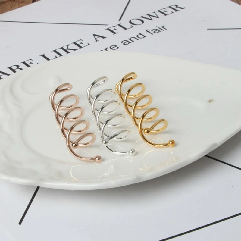 Espiral para cabelos, presilha, prendedor, grampo simples, penteado festa, academia em Oferta na Shopee