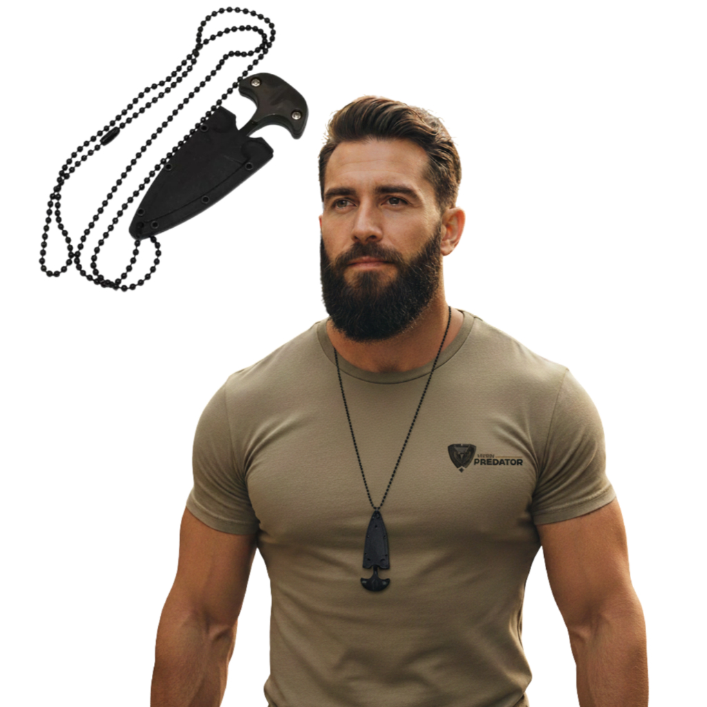 Colar DogTag Unisex com Ferramenta Multiuso Estilo Militar