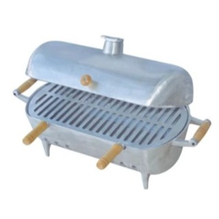 churrasqueira bafo grande alumínio fundido em Oferta na Shopee