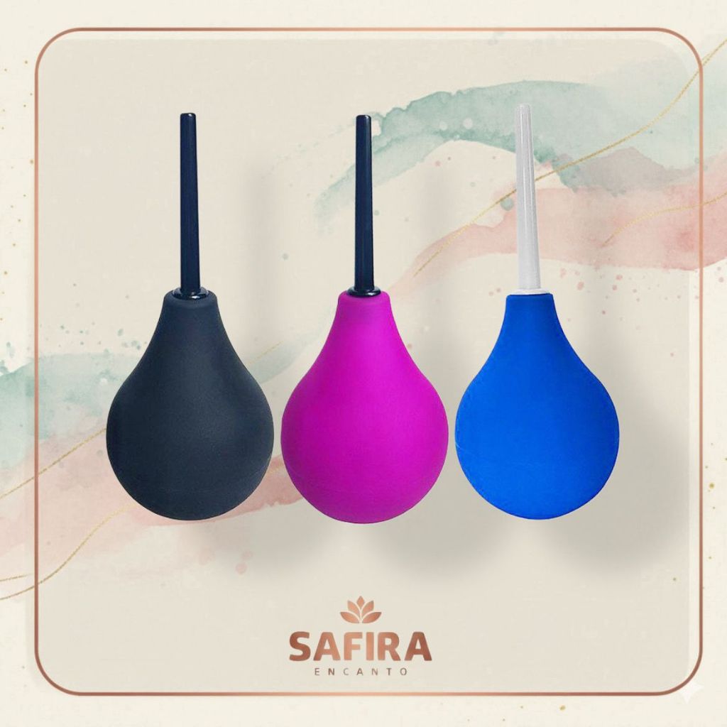 Ducha Higiênica Unissex Grande Com Aplicador e Bomba de Sucção P em Oferta na Shopee