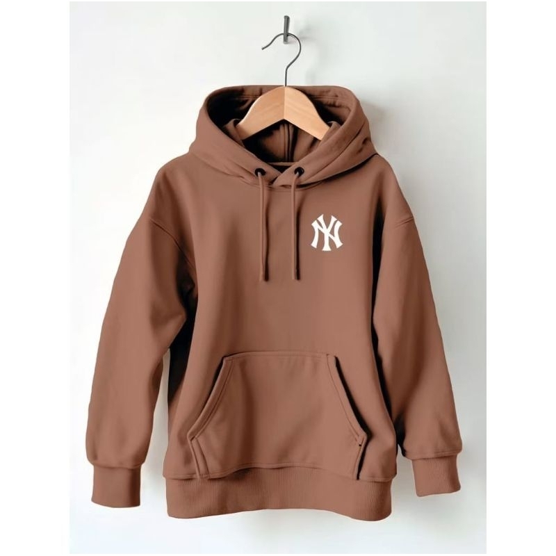 Moletom Unisexx Streetwear N-Y Canguru Bolso e Capuz em Oferta na Shopee