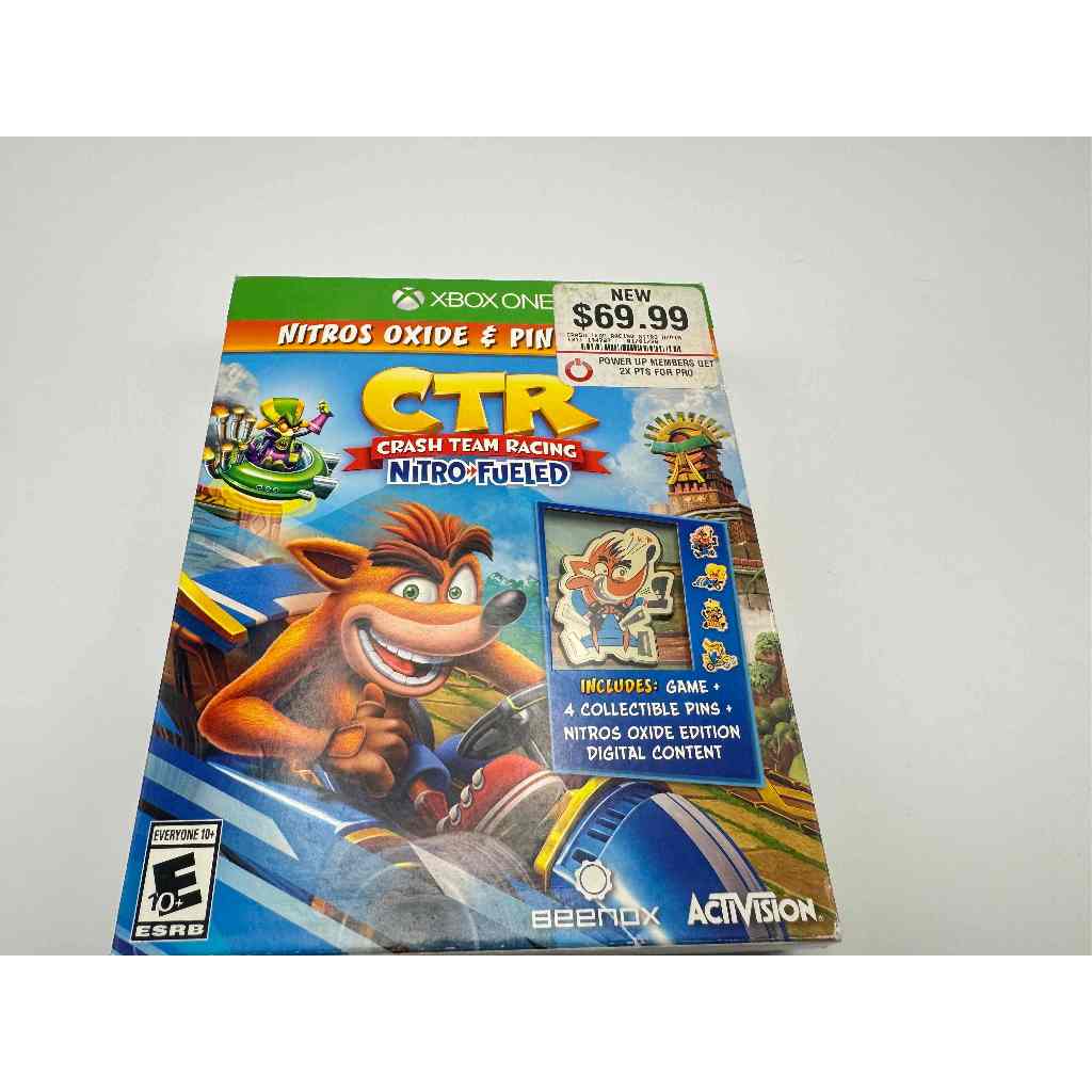 Jogo Xbox One Series X/S CTR Crash Team Racing Nitro Fueled versao especial Nitros Oxide + Pin Set