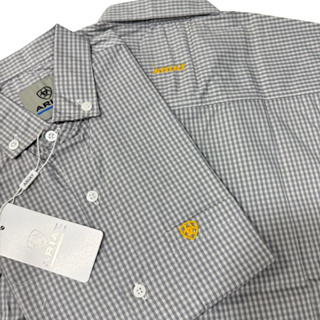 Camisa Manga Curta Slim Xadrez Ariatt Country Rodeio Masculina Cauntry Txcc em Oferta na Shopee