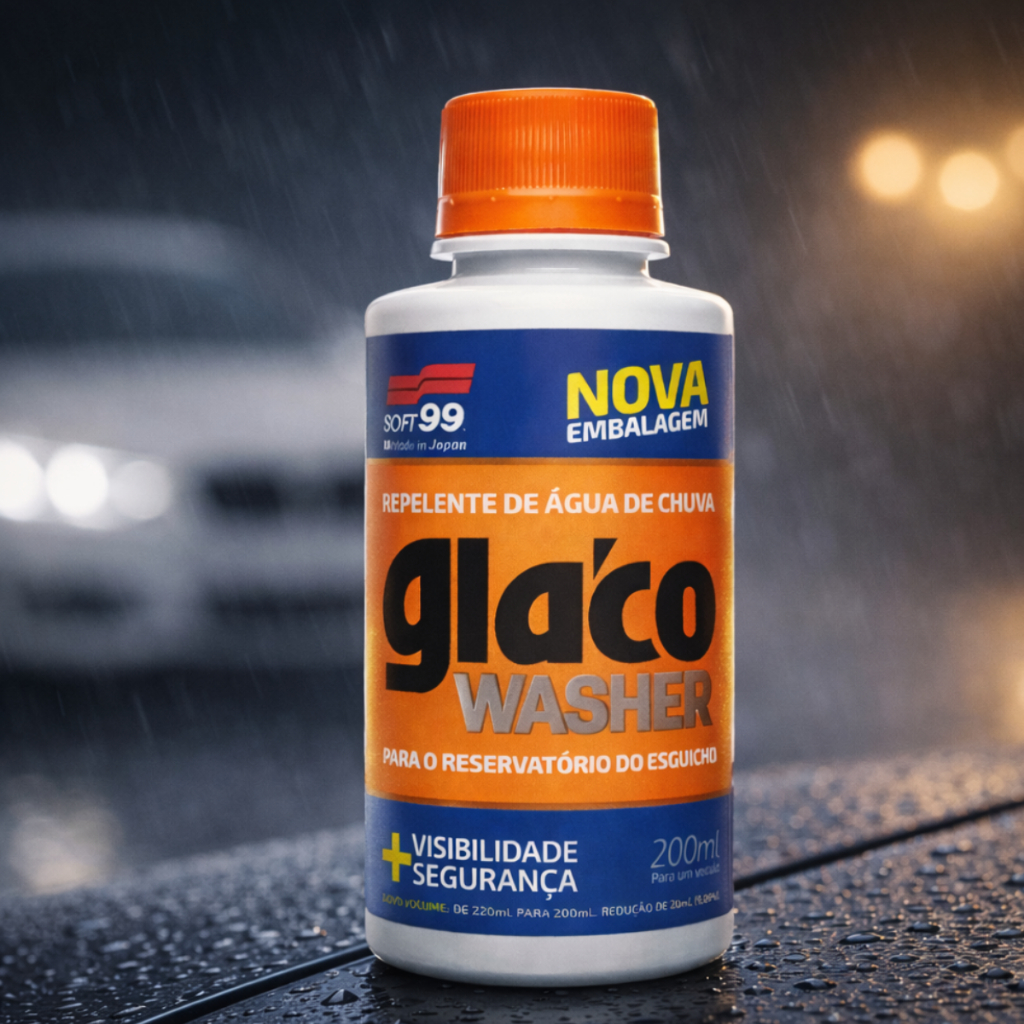 Aditivo Repelente Agua Chuva Glaco Washer Carro 200ml Vidro em Oferta na Shopee