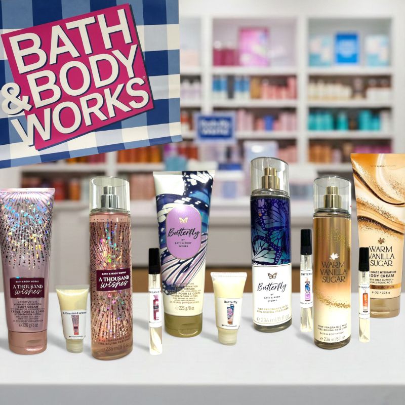 Body Splash 10ml ou Hidratante Bath & Body Works 20g
