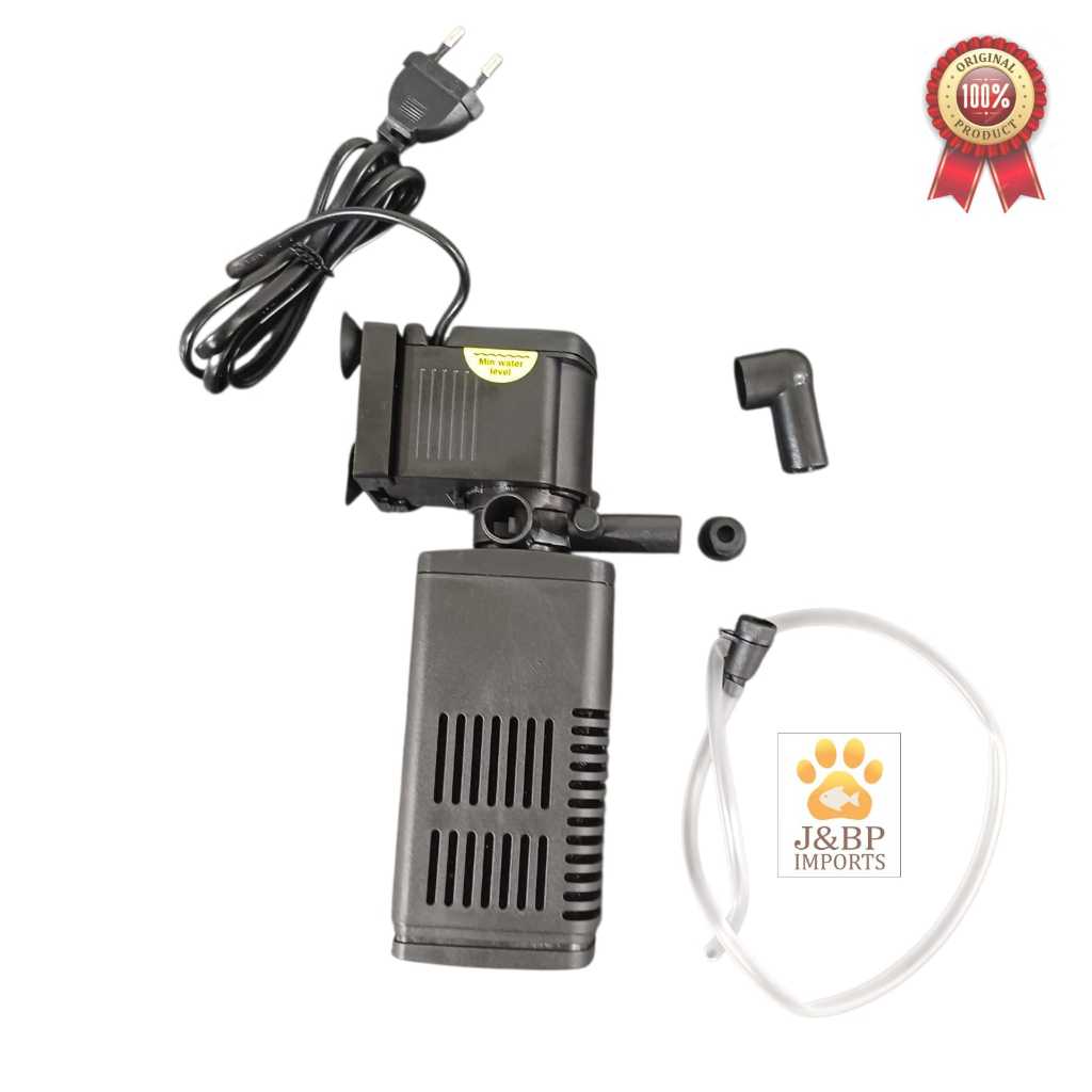 Filtro Para Aquario até 100 LITROS C/Bomba Oxigenadora Interna – Silencioso, Eficiente e Compacto