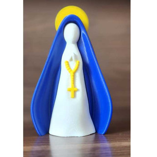 Estatueta Nossa Senhora Aparecida Minimalista | Imagem Religiosa | Calólica | nossa senhora | Jesus | Aparecida